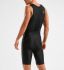 2XU Perform Rear zip Ärmellos RZ Trisuit Schwarz Herren  MT5527d-BLK/BLK