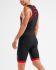 2XU Active Ärmellos Trisuit Schwarz/Rot Herren  MT5540d-BLK/FSL-VRR