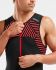 2XU Active Ärmellos Trisuit Schwarz/Rot Herren  MT5540d-BLK/FSL-VRR