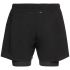 Odlo Run Easy 5-Inch 2-in-1 Laufshorts Schwarz Damen  322591-15000