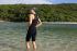 Orca Apex swimskin armellos schwarz/blau damen  SG22