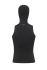 Orca Heartseeker vest with hood schwarz unisex  NA42