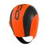 Orca Neopreen swim cap Schwarz/Orange  LA42