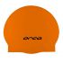 Orca Silicone Badekappe swim cap Orange  DVA0.54