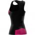 Compressport Postural Ärmellos Compression Tri top Schwarz Damen  TSTRIV2W-TK99