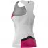 Compressport Postural Ärmellos Compression Tri top Weiß Damen  TSTRIV2W-TK00