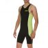 Arena ST Front zip Ärmellos Trisuit Schwarz/Grün Herren  AR25052-56VRR