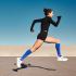 Stox Running Ultralight Socks blau/rosa damen  RUNTHSKW-7243