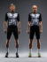 Fusion TEMPO! TWO Trisuit kurzarm schwarz unisex  1192-BLK