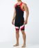 TYR Carbon backzip trisuit Schwarz/Rot Herren  TMZNJB6A-002