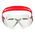 Aqua Sphere Vista transparente Linse Schwimmbrille weiss/rot  ASMS5050915LC