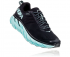 Hoka One One Clifton 6 Laufschuhe Schwarz/Blau Damen  1102873-BASY-VRR